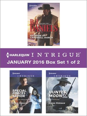 cover image of Harlequin Intrigue January 2016, Box Set 1 of 2